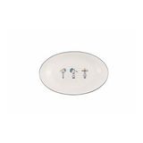 Porland Vaso Piccolo 27 cm Desen10 Kayık Tabak