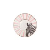 Porland Wild Life Zebra 11 cm 6 Adet Çay Tabağı