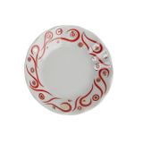 Porland Yakamoz 11 cm 6 Adet Kırmızı Çay Tabağı