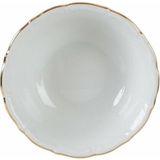Porland Yaldızlı Yemek Tabağı 6lı 17 cm Porselen Malzeme ile Bulaşık Makinesinde Yıkanabilir