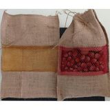 Porpora Shop Jüt Çuval, Organik Kuruyemiş Çuvalı, 21 Cm-32 Cm, 10 Adet, 1 Kg Ürün Taşır.