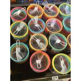 Porpora Shop PorporaShop Ceviz Filesi, Fındık Filesi, Meyve, Sebze Filesi, Promosyon Ürün Filesi, 0,5 kg ürün taşır, 100 Adet, Cırt Klipsli, Şeffaf Renkli. - 35 cm