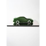 Porsche 911 930 Turbo Yeşil Metal Heykel - Standart