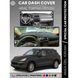 Porsche Cayenne (2002-2010) Torpido Örtüsü Ön Göğüs Koruma Torpido Koruma Tam Uyum Kaymaz