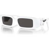 Porsche Design Dolce & Gabbana 6197 3312/87 53-17 Kadın Füme Mat Camlı Beyaz Asetat Çerçeve Güneş Gözlüğü