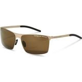 Porsche Design P8667 64 Erkek Güneş Gözlüğü - Kahverengi
