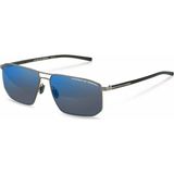Porsche Desıgn P8696 61 C 775 Erkek Güneş Gözlüğü - Metal Gri