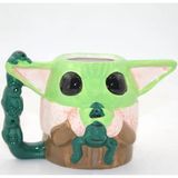 Porselen Baby Yoda Kupa Bardak CL-K45 – Consolex Star Wars Ürünü - Renkli