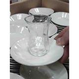 Porselen Çay Tabak - 12 Adet