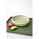 Porselen Diyarı 2 Adet El Mini Yapımı Porselen Asimetrik 14 Cm Salata Kasesi