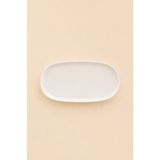 Porselen Diyarı Perla 25 cm Oval Beyaz Kayık Tabak Kahvaltılık & Mezelik & Sunum Tabağı