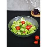 Porselen Diyarı Vargas Cam Salata Tabağı Sunum Cips Tabak 22 Cm Servis Kasesi- 1 Adet
