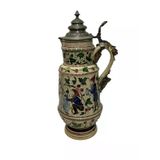 Porselen Kabartmali Alman Bira Bardagi 39Cm