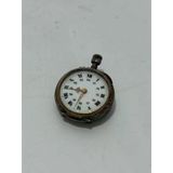 Porselen Kadran İşlemeli Kurmalı Cep Saati 29Mm 2.El (Arızalı)