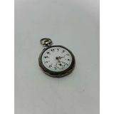 Porselen Kadran Kurmalı Cep Saati 48Mm 2.El