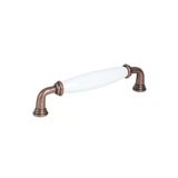 Porselen Kulp Dolap Çekmece Mobilya Mutfak Çocuk Kulbu Yakut 128Mm-Beyaz