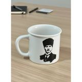 Porselen Kupa Atatürk Desenli 250 Cc