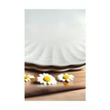 Porselen Luz Form Pasta Takımı 6 Parça 21CM Beyaz BNLZF21DUS600 - 1/100 Toz Ceviz