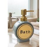 Porselen Sıvı Sabunluk 300ml Bath Gri 48408