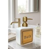 Porselen Sıvı Sabunluk 350ml Bath Beyaz 48392