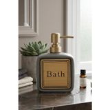 Porselen Sıvı Sabunluk 350ml Bath Gri 48392