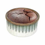 Porselen Sufle Kabı 9 cm Yeşil