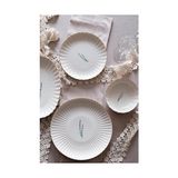 Porselen Tiny 6 Parça 20 cm Çukur Yemek Tabağı - standart
