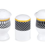 PORSELEN TUZ/BİBER KÜRDANLIK SET 4 PÇ AVANTGARDEN