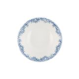 porselenden Blue Dream 6 kişilik 16 cm Porselen Çorba Kasesi Seti Mavi Çiçek Desenli