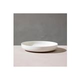porselenden Modern Krem 24 Cm Büyük Boy Porselen Salata Kasesi Sunum Servis Tabağı