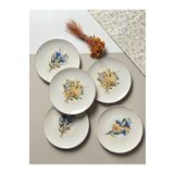 Porser Lily Tuval 21 CM 6 Kişilik 6 Parça Pasta Takımı