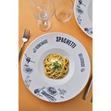 Porser Porselen Alfedo Miro Makarna Tabağı Seti 29Cm 460Cc 2 Li