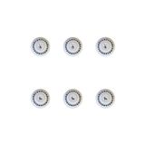 PORSER Porselen Hitit Sefa Çay Tabağı Takımı 10cm 6 Parça BNS6CTPRS1237