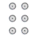 PORSER Porselen Hitit Servis Tabağı Takımı 26cm 6 Parça TVL6SRVPRS1241