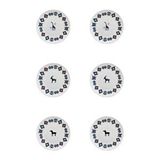 PORSER Porser Porselen Hitit Servis Tabağı Takımı 26cm 6 Parça Tvl6srvprs1241 Çok Renkli