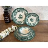 Porser Velour Green Fulya 24 Parça Yemek Takımı MSYT0183 - PEMBE