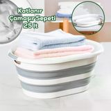 Porsima 1065 25 Lt Akordiyon Sepet Katlanabilir Çamaşır Sepeti