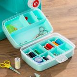 Porsima 1192-1 Premium 12 Bölmeli Çok Amaçlı Organizer Saklama Kabı Yeşil
