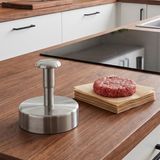Porsima 1832 Hamburger ve Köfte Kalıbı Köfte Presi Şekillendirici Burger Press Pratik Köfte Yapma Aparatı - Inox