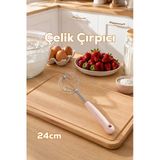 Porsima 1875 Paslanmaz Çelik Çırpıcı Pratik Karıştırıcı Çırpma Teli 24Cm