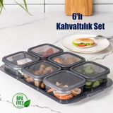 Porsima 2043 6 Bölmeli Tepsili Kahvaltılık