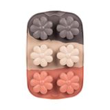 Porsima 30010-2 Silikon 6lı Muffin kalıbı Papatya kek kalıbı kalıbı 17*26cm