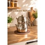 Porsima 31012 Silikon Yuvarlak Nihale 20CM Kapicino - Cappuccino