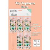 Porsima 3106 Kedi Köpek Tüy Toplayıcı Rulo + 4 Adet Yedek Rulo Somon