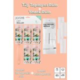Porsima 3106 Kedi Köpek Tüy Toplayıcı Rulo + 8 Adet Yedek Rulo Somon