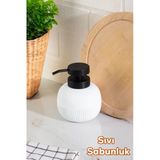 Porsima 3119 Banyo ve Mutfak Sıvı Sabunluk 450ML Beyaz