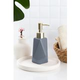 Porsima 3203 Porselen Sıvı Sabunluk - Tezgah Üstü Banyo Mutfak Lavabo Sabunluğu - 250 Cc
