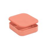 Porsima 34008-1 Silikon 3 Bölmeli Beslenme Kabı Kiremit 14 * 16cm