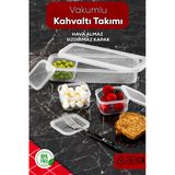 Porsima 4368 FreshLock Vakumlu Kahvaltılık Çok Amaçlı Saklama Kabı Kahvaltı Seti