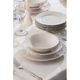 Porsima 4431 Platin Yaldızlı Yemek Takımı 24 Parça 6 Kişilik Yemek Seti